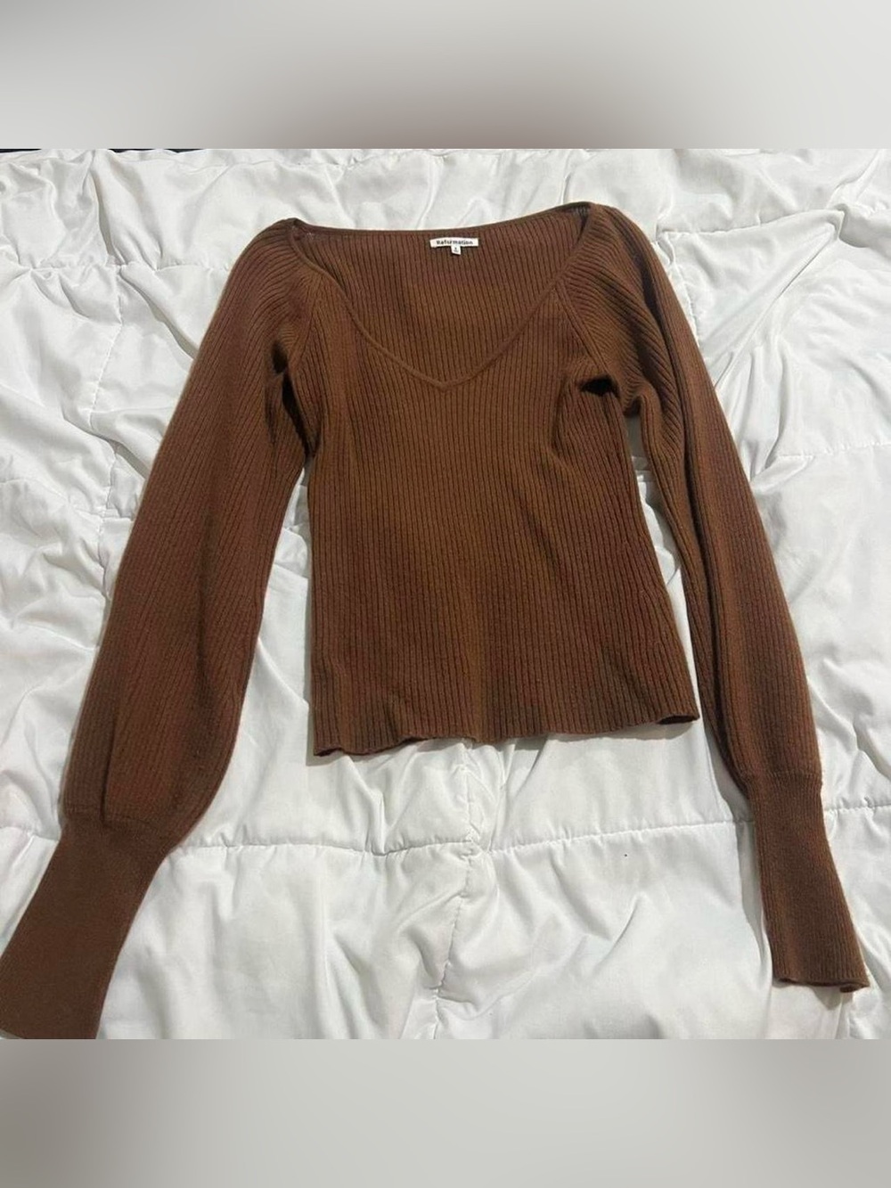 Reformation cashmere sweater